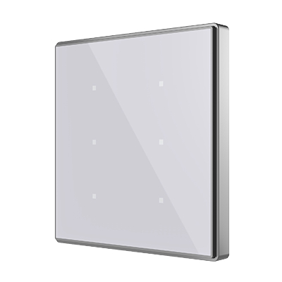 Zennio Square TMD 6 (Argent)
