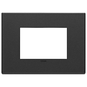 Vimar Eikon Exé - Plaque de Recouvrement 3M (Métal - Anthracite)