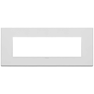 Vimar Eikon Exé - Plaque de Recouvrement 7M (Métal - Mat Blanc)